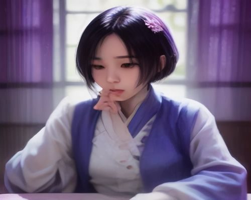 两位年轻创作者在一起c平台上远程协作剪辑视频，笔记本电脑屏幕呈现出紫色霓虹界面，两人表情兴奋充满创作激情